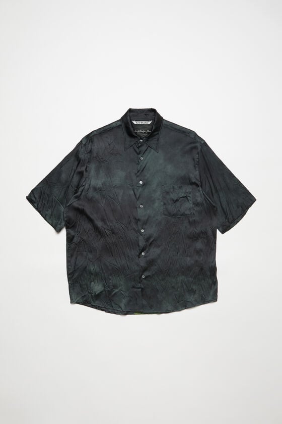 Acne Studios Bedrucktes Hemd mit Knopfleiste 50% Rabatt mit kostenlosem Versand