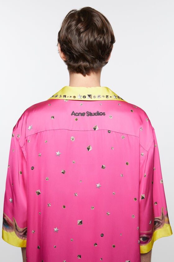 Acne Studios Bedrucktes Hemd mit Knopfleiste Clearance-Verkauf