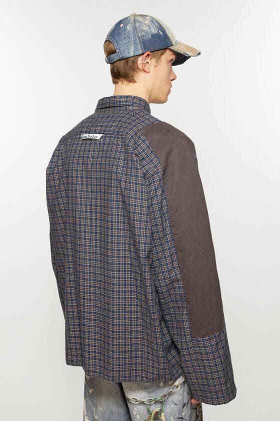Acne Studios Kariertes Hemd mit Knöpfen Kostenloser Versand international