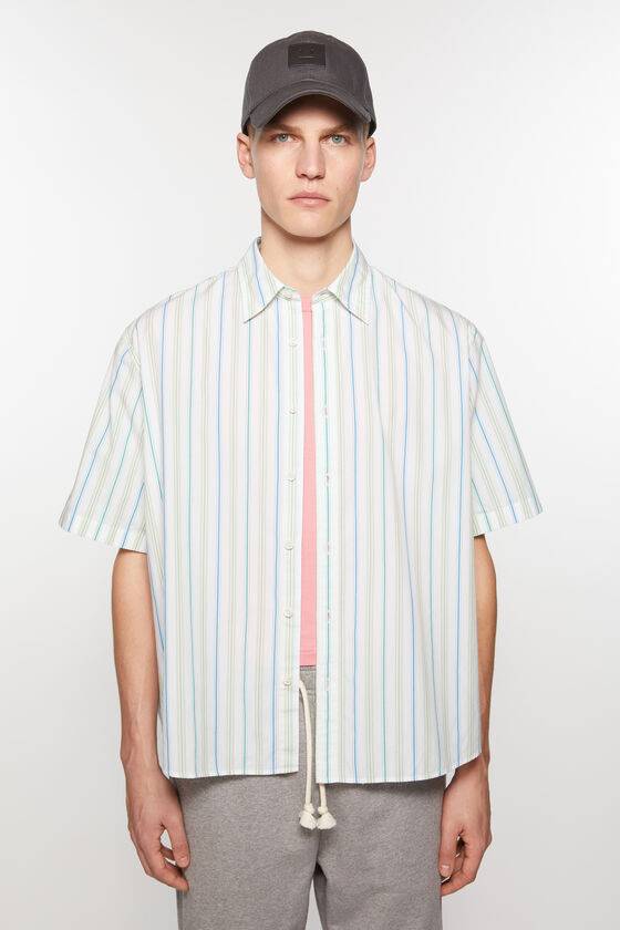 Acne Studios Gestreiftes Hemd mit Knopfleiste Unisex