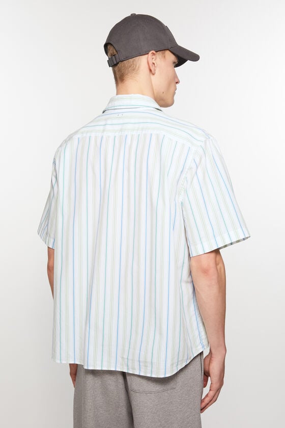 Acne Studios Gestreiftes Hemd mit Knopfleiste Unisex Fabrikladen