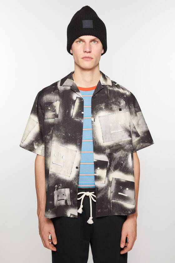 Acne Studios Bedrucktes Hemd mit Knopfleiste Unisex