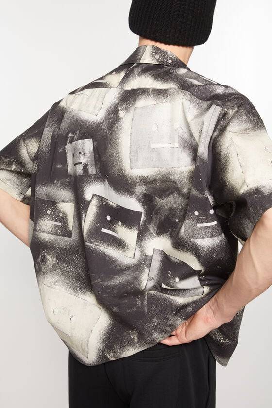 Acne Studios Bedrucktes Hemd mit Knopfleiste Unisex Speichern exportieren