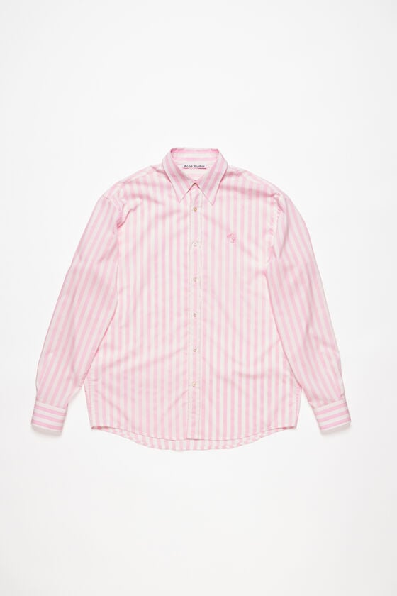 Acne Studios Gestreiftes Hemd mit Knopfleiste 50% Rabatt für begrenzte Zeit