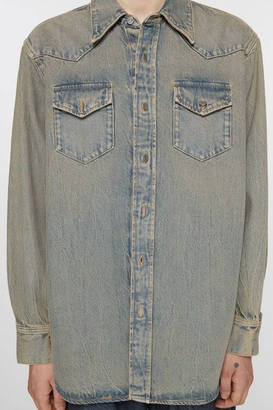 Acne Studios Jeanshemd in lockerer Passform Online