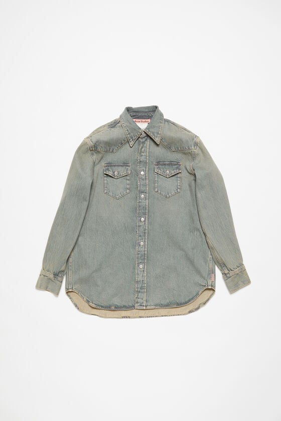 Acne Studios Jeanshemd in lockerer Passform Online