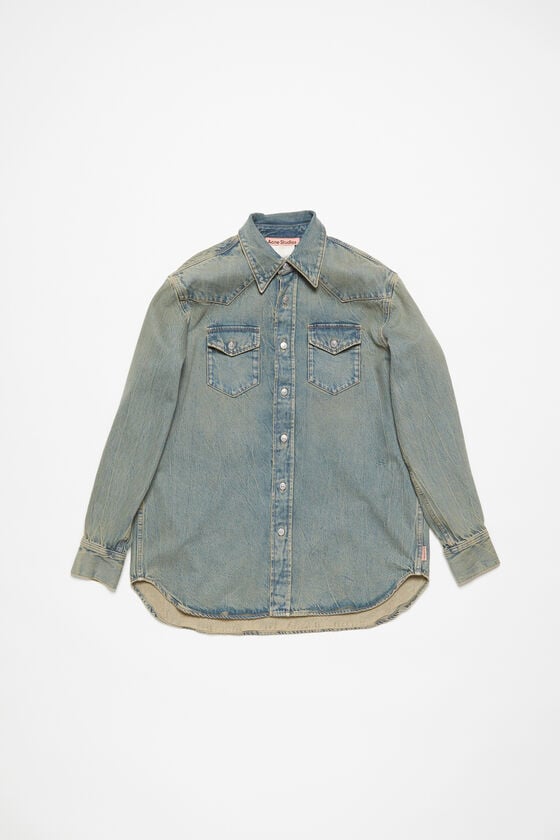 Acne Studios Jeanshemd in lockerer Passform Online