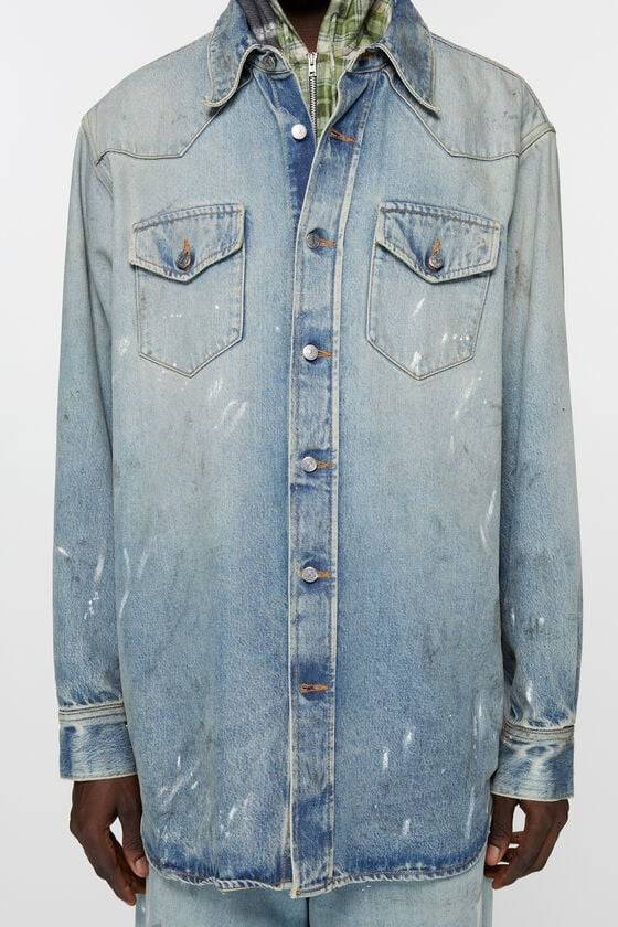 Acne Studios Jeanshemd – entspannte Passform Verkauf