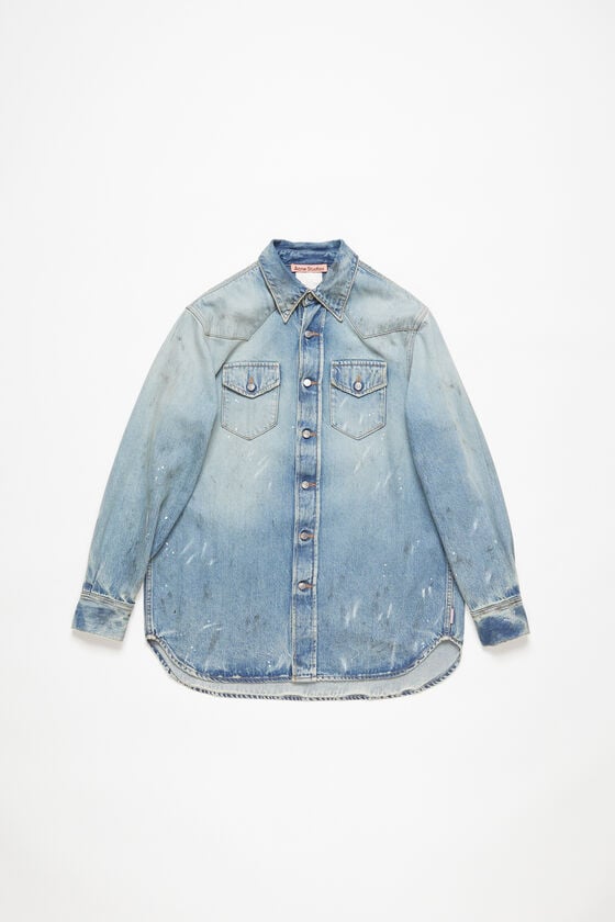 Acne Studios Jeanshemd – entspannte Passform Verkauf