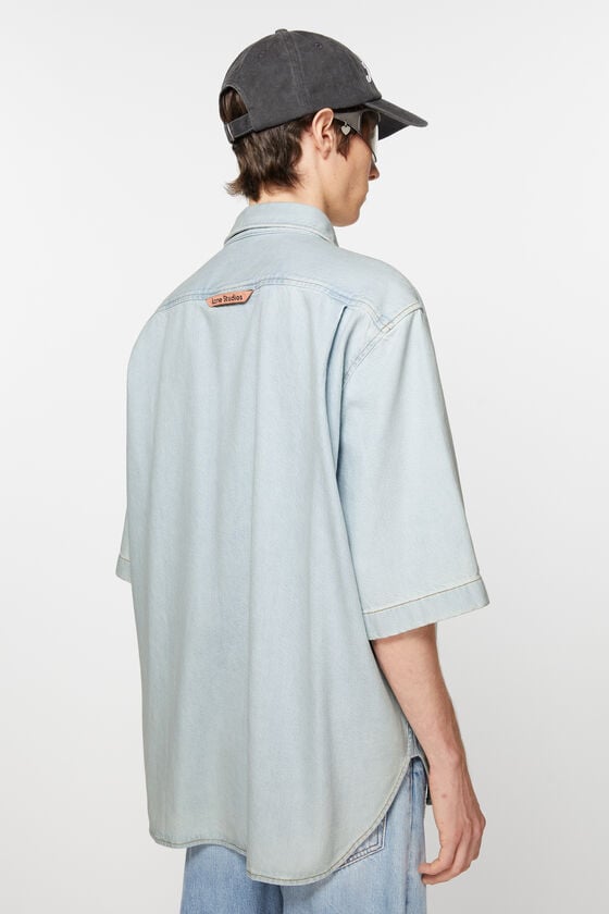 Acne Studios Denimhemd mit Knopfleiste – Lockere Passform Hotsell