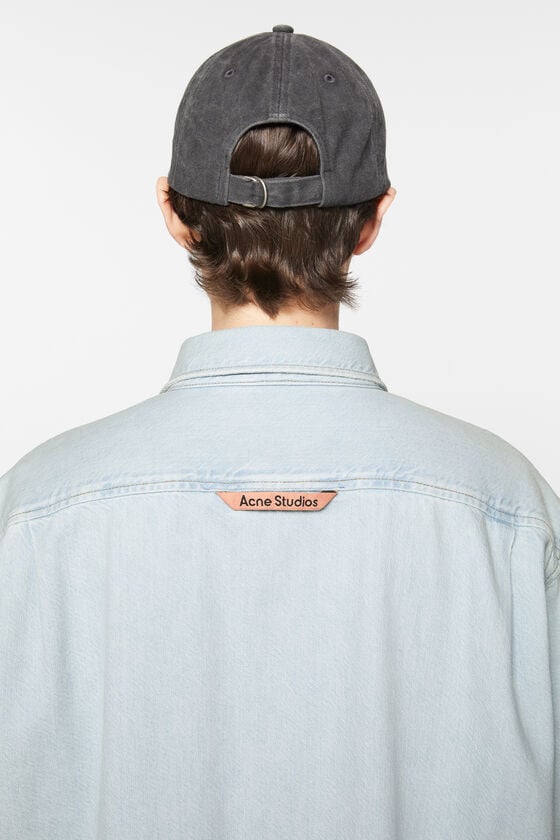 Acne Studios Denimhemd mit Knopfleiste – Lockere Passform Hotsell