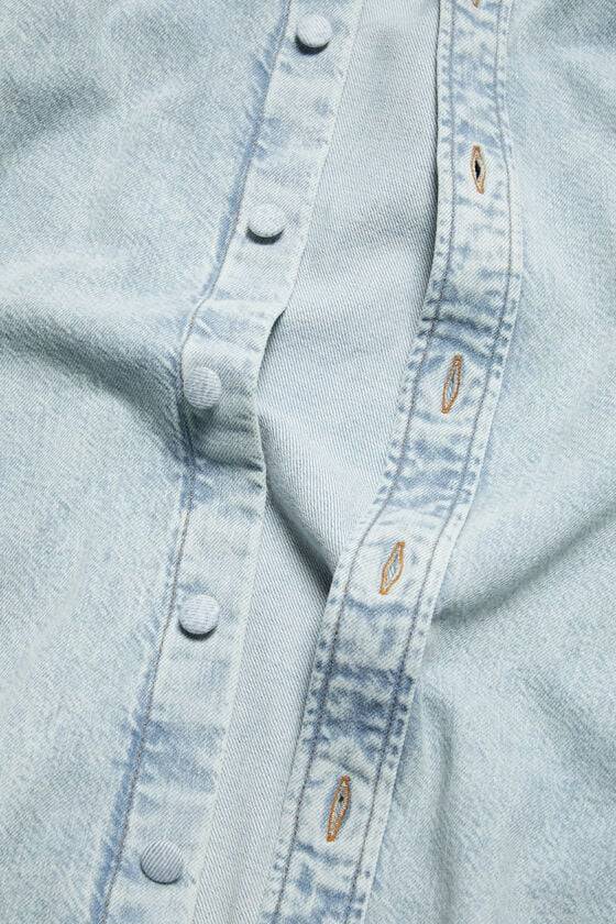 Acne Studios Denimhemd mit Knopfleiste – Lockere Passform Hotsell