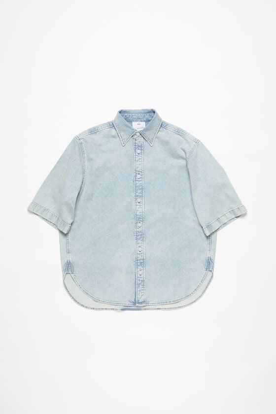 Acne Studios Denimhemd mit Knopfleiste – Lockere Passform Hotsell