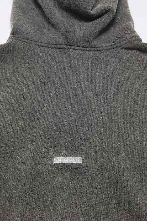 Acne Studios Sweatshirt mit Kapuze und Logoaufnäher Kostenloser Versand