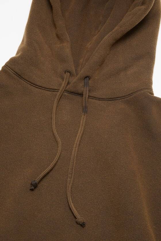 Acne Studios Sweatshirt mit Kapuze und Logoaufnäher Limitierter Zeitrabatt