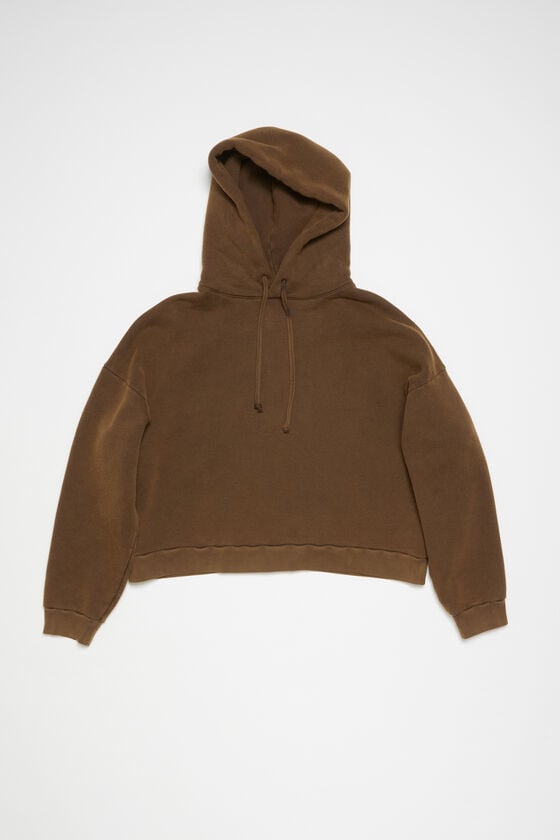 Acne Studios Sweatshirt mit Kapuze und Logoaufnäher Limitierter Zeitrabatt