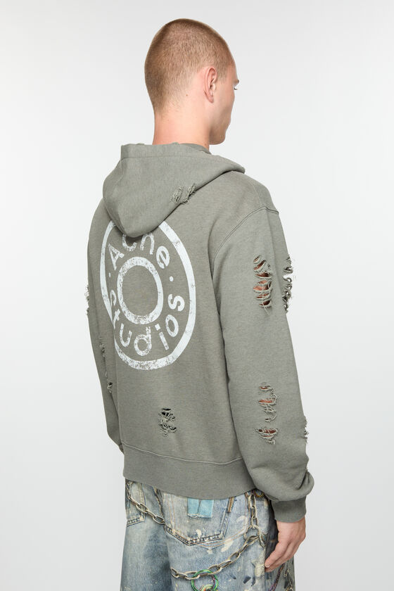 Acne Studios Hooded zipper sweater Sonderangebot