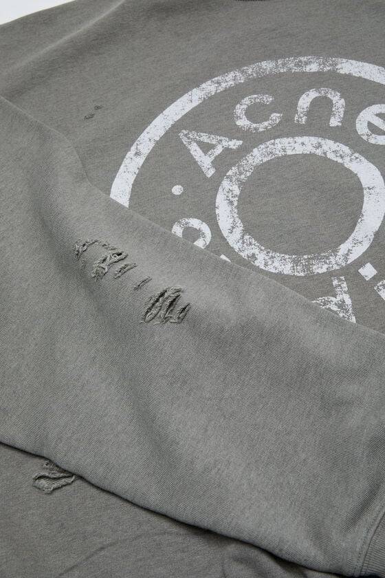 Acne Studios Pullover mit aufgedrucktem Logo Günstig kaufen