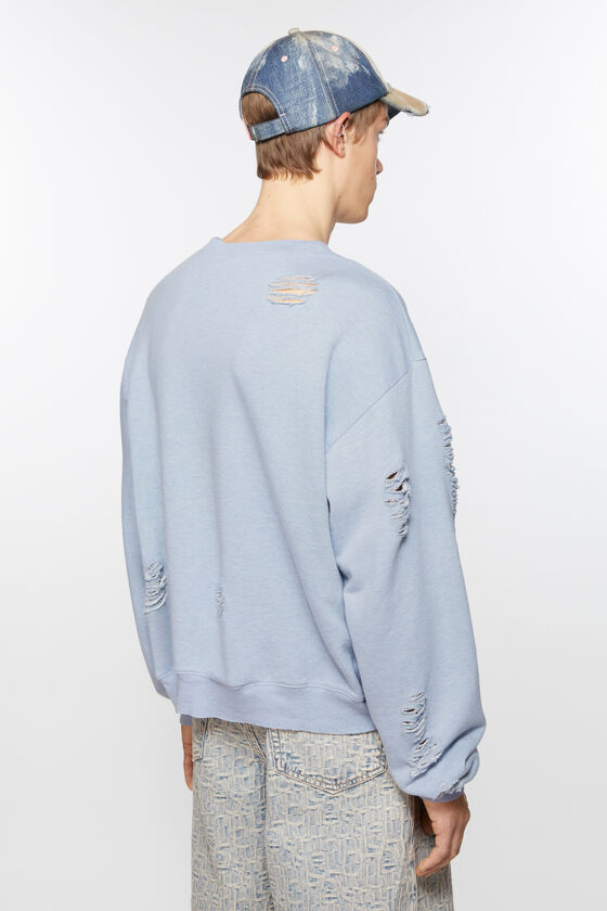 Acne Studios Pullover mit Logoprint im Used-Look Versandkostenfrei