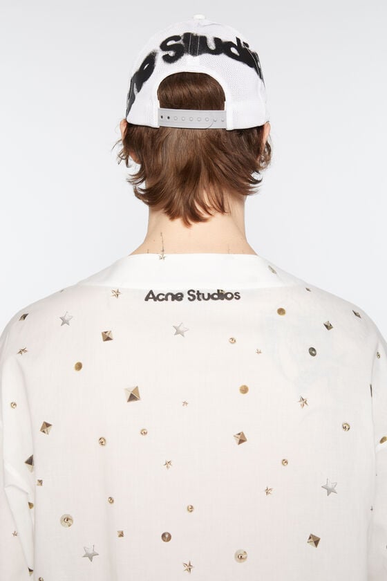 Acne Studios Bedrucktes Kleid Valentinstagsangebot