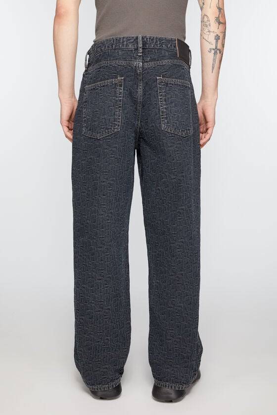 Acne Studios Baggy-Fit-Jeans - 1981M Monogram Top Angebot