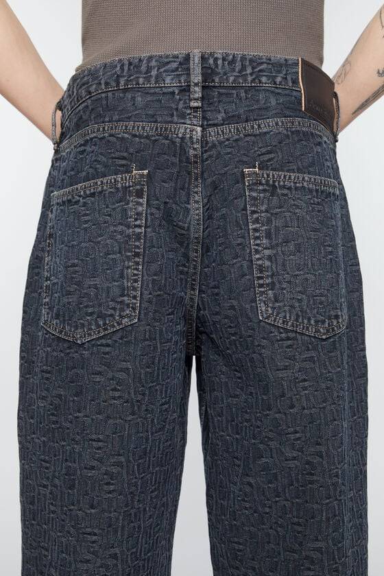 Acne Studios Baggy-Fit-Jeans - 1981M Monogram Top Angebot