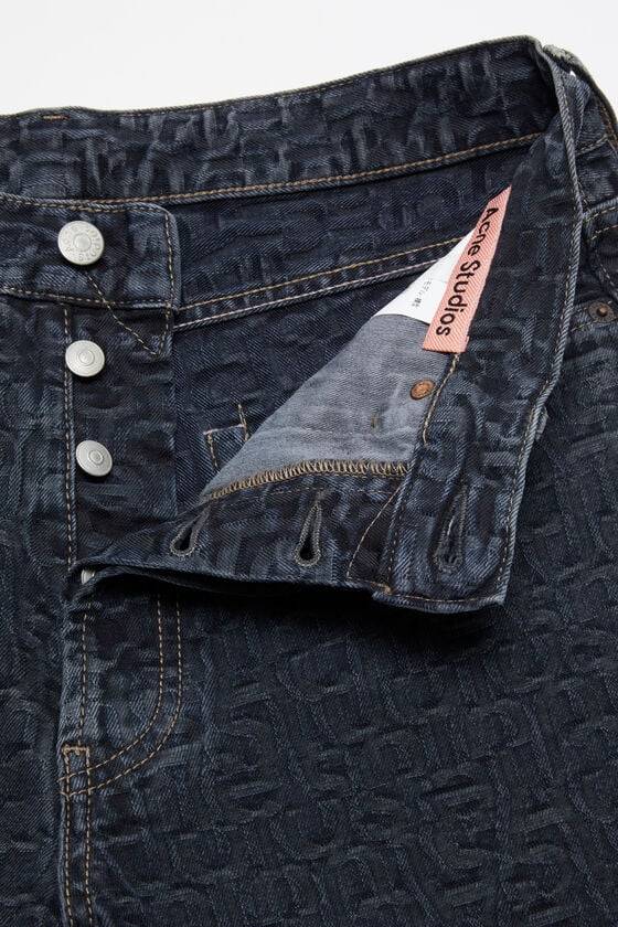 Acne Studios Baggy-Fit-Jeans - 1981M Monogram Top Angebot