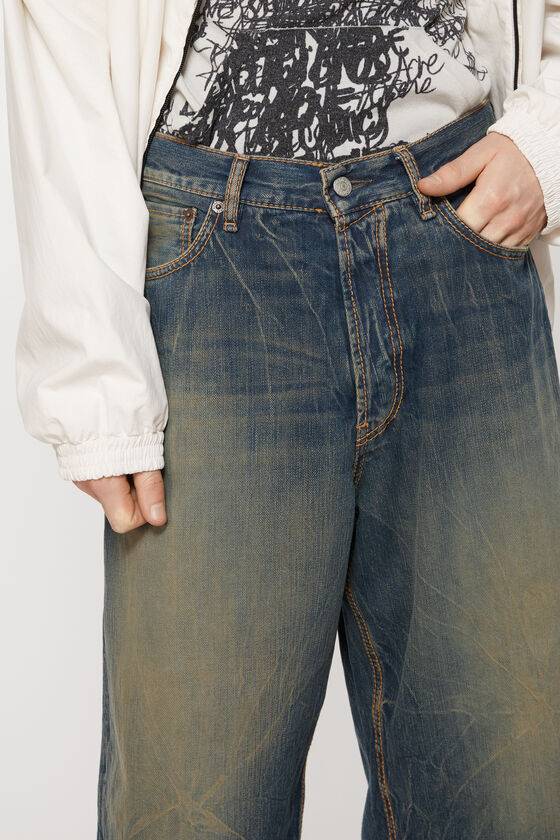 Acne Studios Jeansshorts - lockere Passform Hotsell