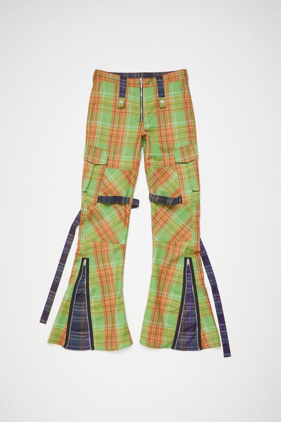 Acne Studios Cargo-Hose mit Karomuster Heißer Verkauf