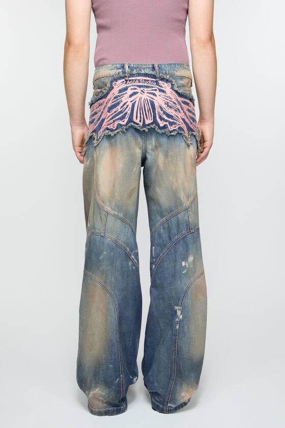 Acne Studios Jeanshose mit lockerer Passform Exklusive Angebote