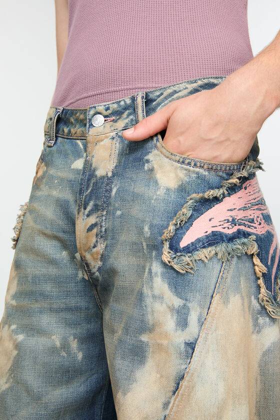Acne Studios Jeanshose mit lockerer Passform Exklusive Angebote