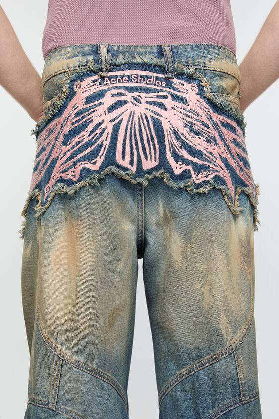 Acne Studios Jeanshose mit lockerer Passform Exklusive Angebote