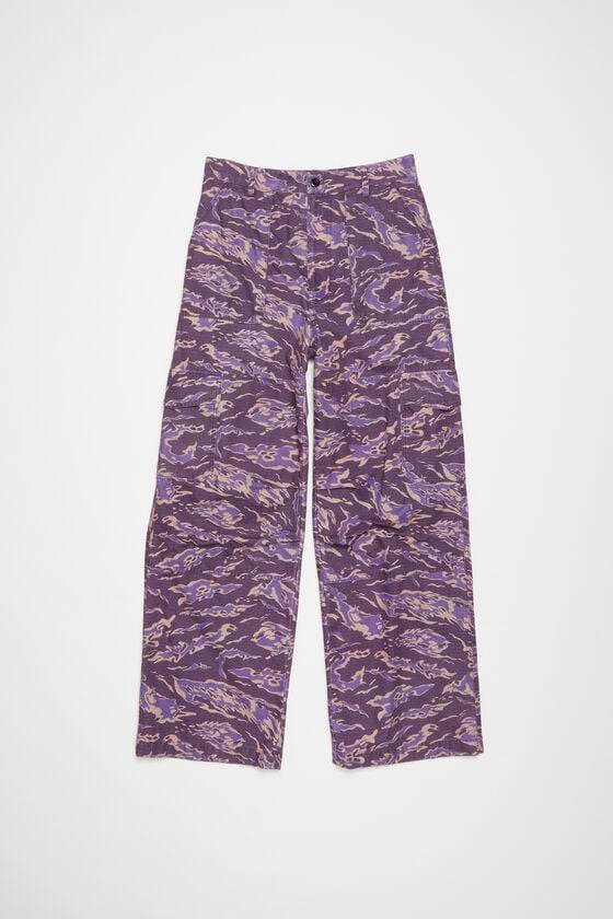 Acne Studios Hose mit Cargo-Print Große Rabatte