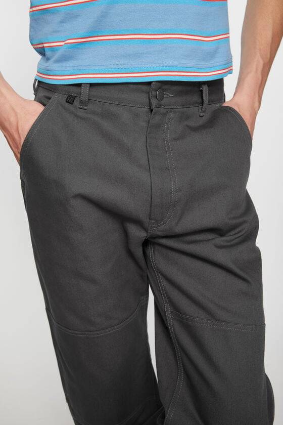 Acne Studios Canvas-Hose mit Patch-Konstruktion Unisex Neuheiten