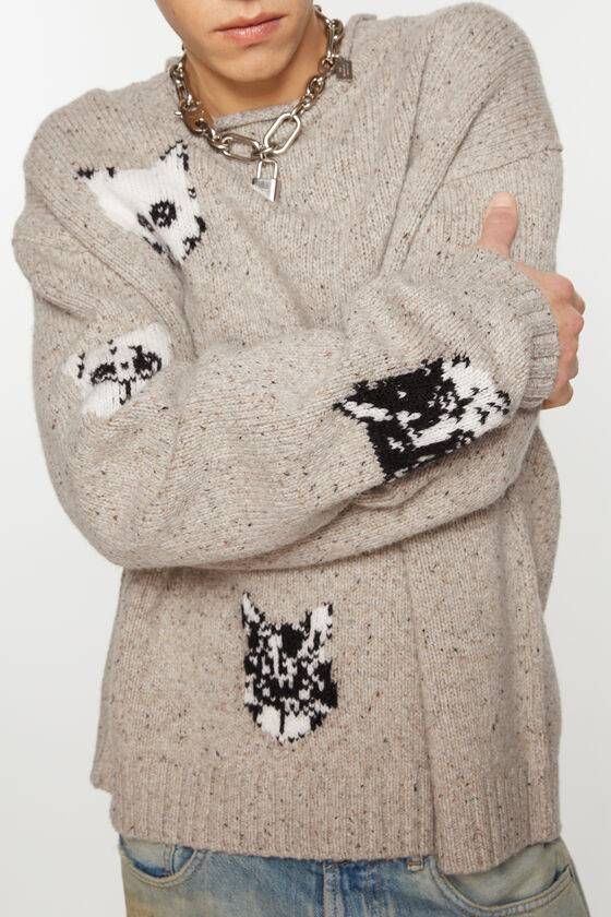 Acne Studios Jacquardpullover Letzter Tag