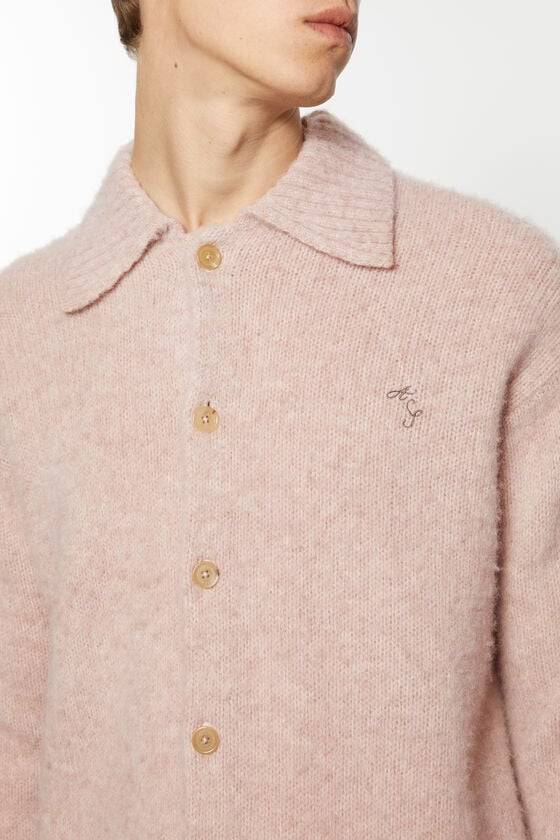 Acne Studios Polo wool cardigan Bis zu 65% Rabatt