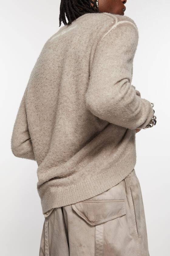 Acne Studios Bedruckter Pullover mit Rundhalsausschnitt Vierteljährliche Förderung