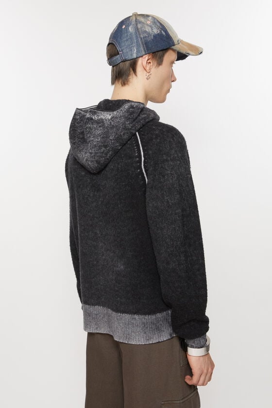 Acne Studios Pullover mit Reißverschluss mit Kapuze Discount Store für neue Produkte