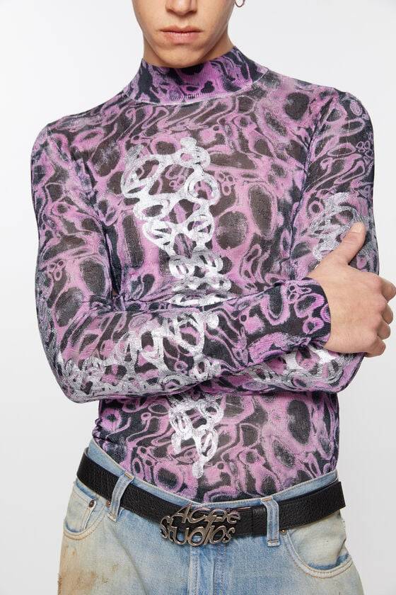 Acne Studios Pullover mit Print Super Rabatt