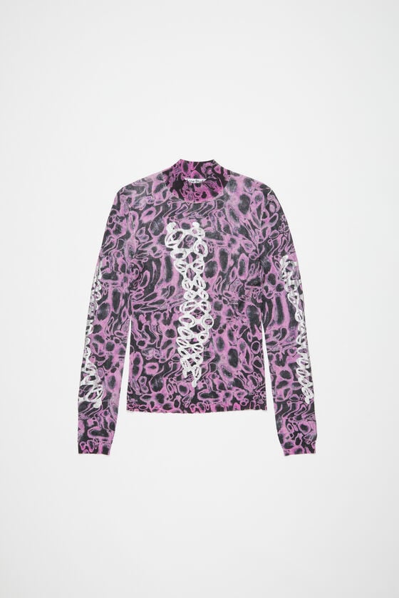 Acne Studios Pullover mit Print Super Rabatt