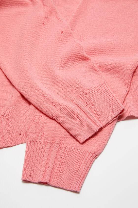 Acne Studios Strickjacke mit Reißverschluss im Used-Look Riesige Rabatte