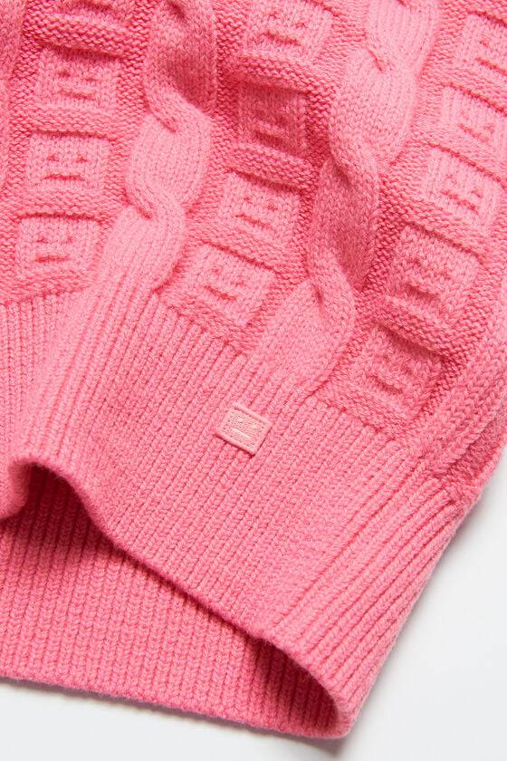 Acne Studios Ärmelloser Zopfstrickpullover Unisex Clearance-Verkauf
