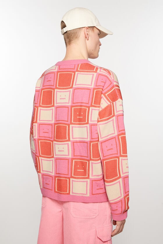 Acne Studios Jacquard-Pullover mit Rundhalsausschnitt Unisex Speichern exportieren