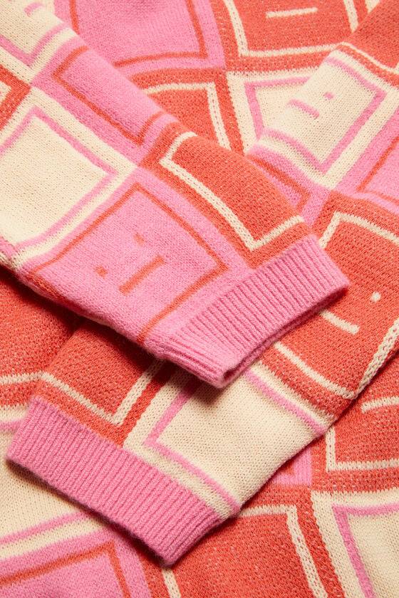 Acne Studios Jacquard-Pullover mit Rundhalsausschnitt Unisex Speichern exportieren
