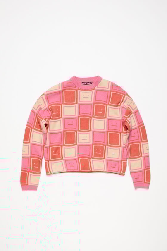 Acne Studios Jacquard-Pullover mit Rundhalsausschnitt Unisex Speichern exportieren