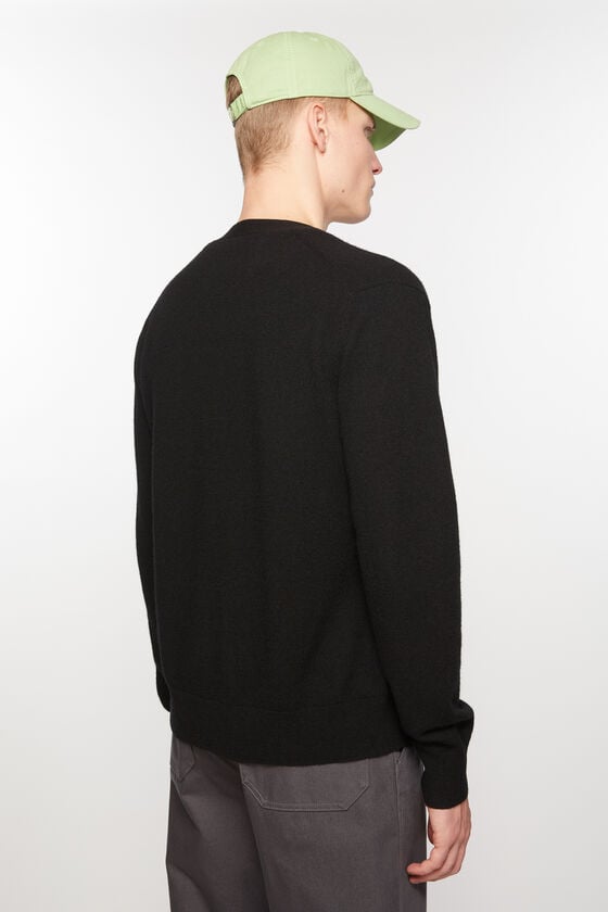 Acne Studios Strickjacke mit V-Ausschnitt Unisex Black Friday Preise