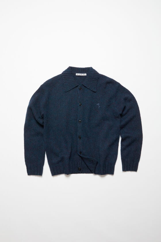 Acne Studios Polo-Cardigan aus Wolle 50% Rabatt für begrenzte Zeit