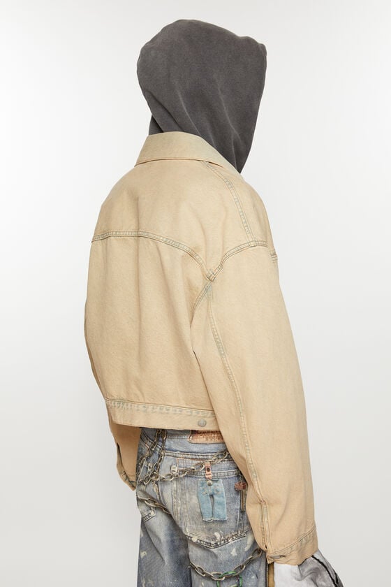 Acne Studios Jeansjacke - Oversized Croppped Fit Großer Ausverkauf
