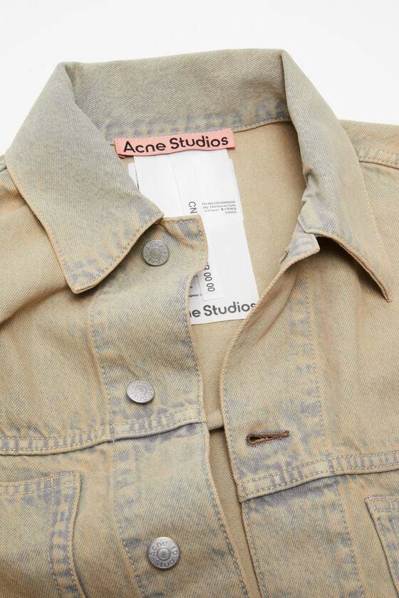 Acne Studios Jeansjacke - Oversized Croppped Fit Großer Ausverkauf