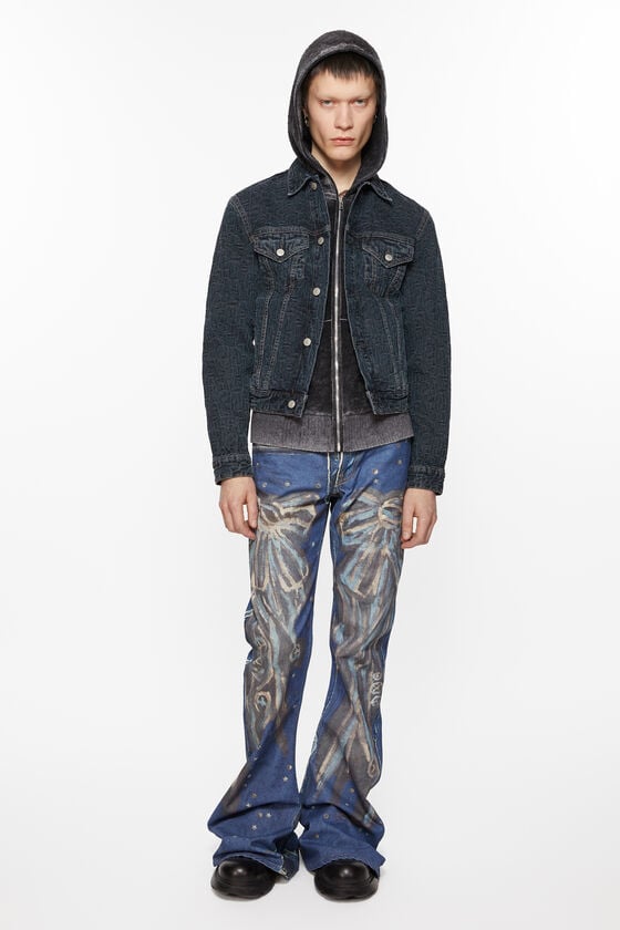 Acne Studios Jeansjacke - Normale verkürzte Passform Exklusivangebot